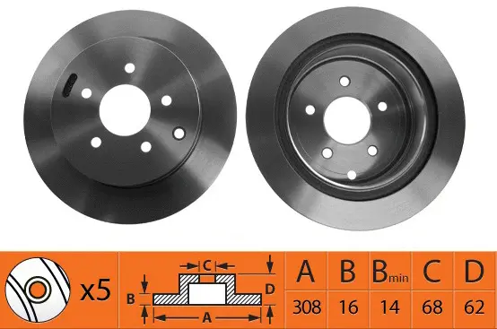 Brake Disc (BR22101T)