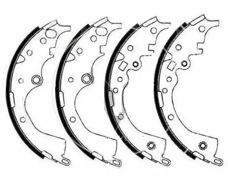 Brake Shoe Set (BS11158)