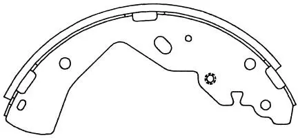 Brake Shoe Set (BS25413)