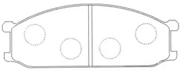 Brake Pad Set, disc brake (BP23064)