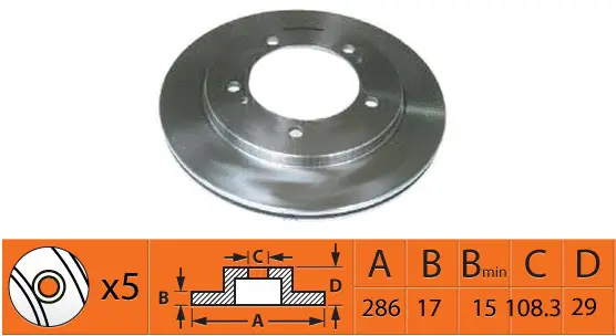 Brake Disc (BR29109T)