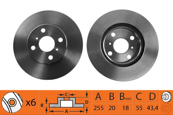 Brake Disc (BR21128T)