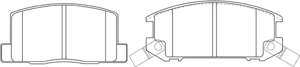 Brake Pad Set, disc brake (BP21276)