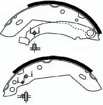 Brake Shoe Set (BS42504)