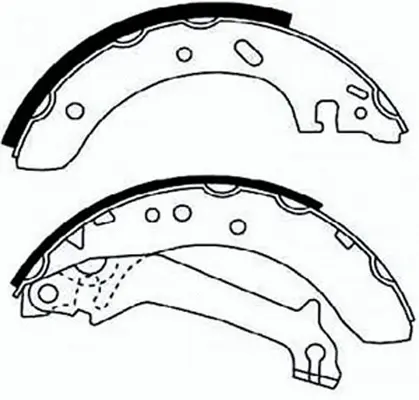 Brake Shoe Set (BS51553)