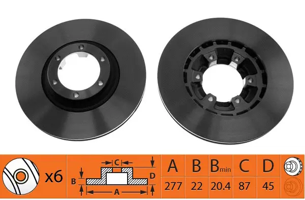 Brake Disc (BR23128T)