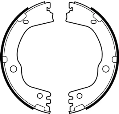 Brake Shoe Set, parking brake (BS11016)