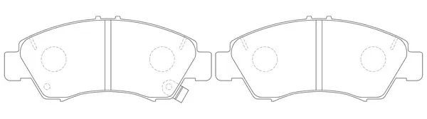 Brake Pad Set, disc brake (BP28265)