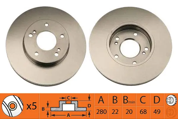 Brake Disc (BR22107T)