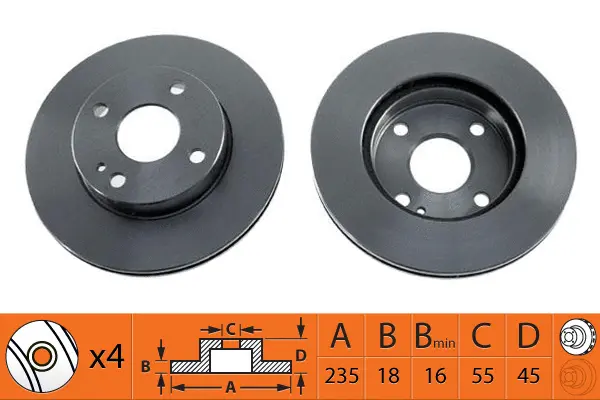 Brake Disc (BR25104T)