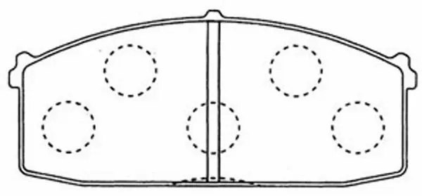 Brake Pad Set, disc brake (BP22104)