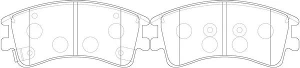 Brake Pad Set, disc brake (BP25526)