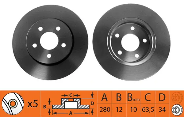 Brake Disc (BR51110)