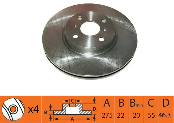 Brake Disc (BR21195T)