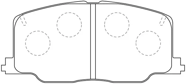 Brake Pad Set, disc brake (BP21281)