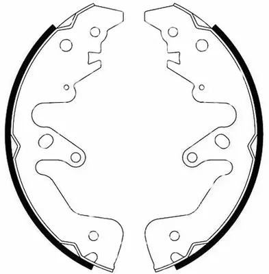Brake Shoe Set (BS27757)