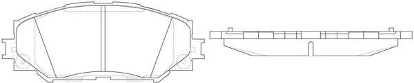 Brake Pad Set, disc brake (BP21524)