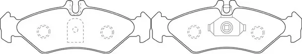 Brake Pad Set, disc brake (BP31168W)