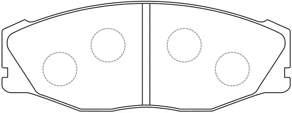 Brake Pad Set, disc brake (BP21157)
