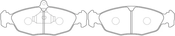 Brake Pad Set, disc brake (BP34021)