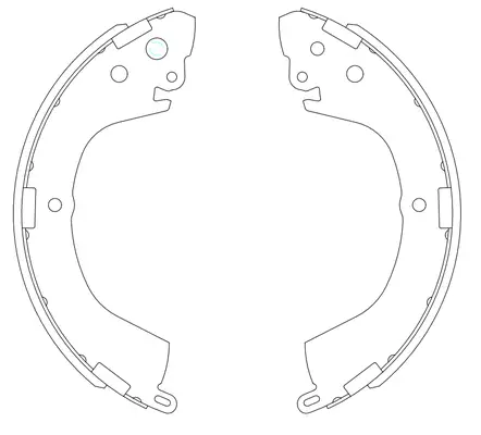 Brake Shoe Set (BS23718)