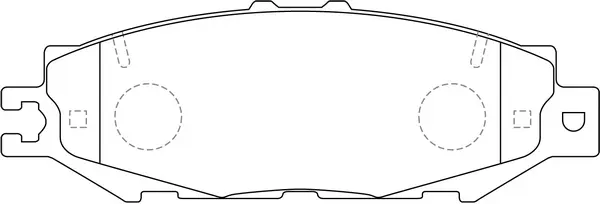 Brake Pad Set, disc brake (BP21326)