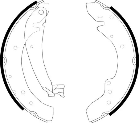 Brake Shoe Set (BS42545)