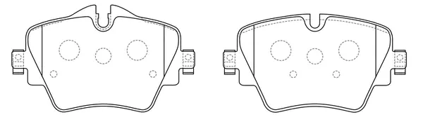 Brake Pad Set, disc brake (BP32007)