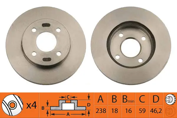 Brake Disc (BR22126T)