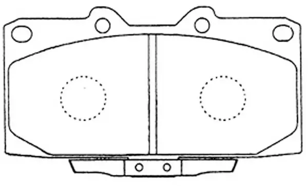 Brake Pad Set, disc brake (BP22358)