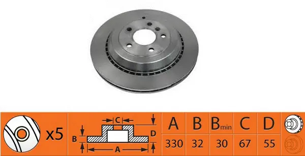 Brake Disc (BR31133T)