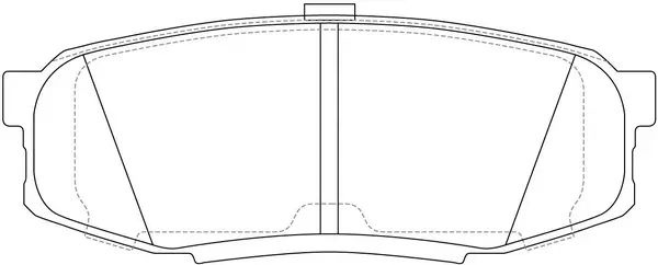 Brake Pad Set, disc brake (BP21542)