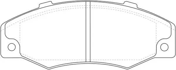Brake Pad Set, disc brake (BP43239)