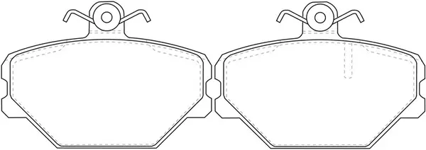 Brake Pad Set, disc brake (BP41251)