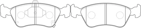 Brake Pad Set, disc brake (BP21170)