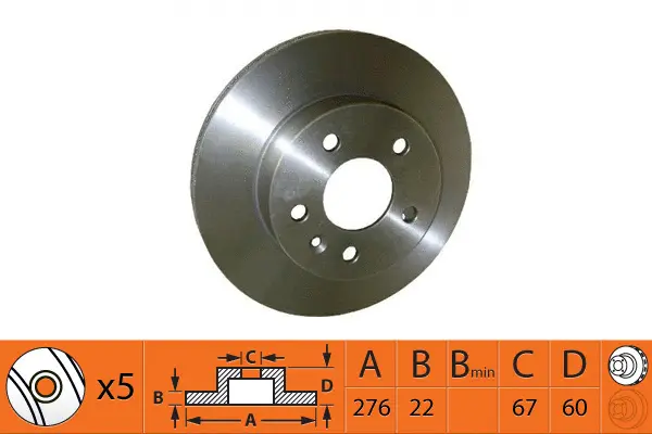 Brake Disc (BR31107T)