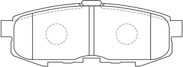 Brake Pad Set, disc brake (BP25807)