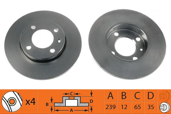 Brake Disc (BR33107)