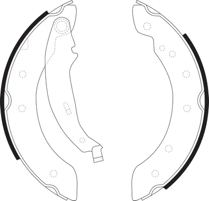 Brake Shoe Set (BS41602)