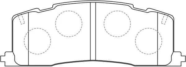 Brake Pad Set, disc brake (BP21274)