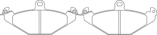 Brake Pad Set, disc brake (BP43282)