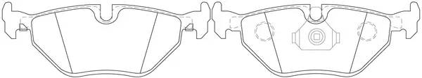Brake Pad Set, disc brake (BP32028)