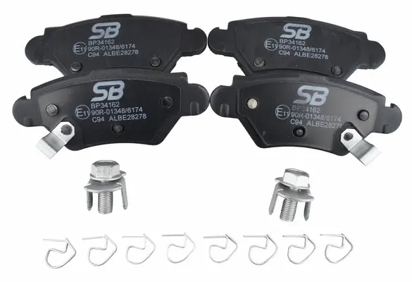 Brake Pad Set, disc brake (BP34162)