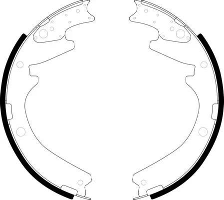 Brake Shoe Set (BS23656)