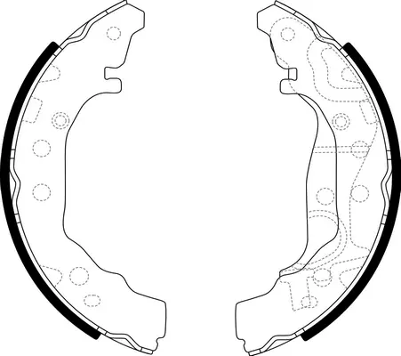 Brake Shoe Set (BS21401)