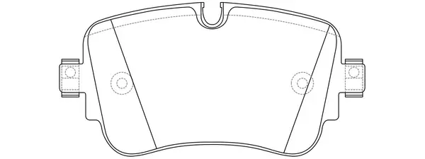 Brake Pad Set, disc brake (BP33007)