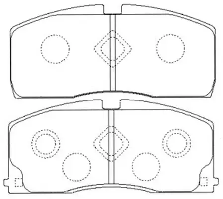 Brake Pad Set, disc brake (BP26186)