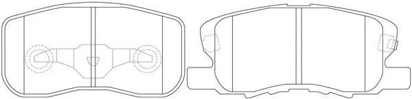 Brake Pad Set, disc brake (BP23500)