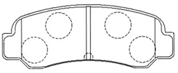Brake Pad Set, disc brake (BP21109)