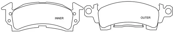 Brake Pad Set, disc brake (BP52404)